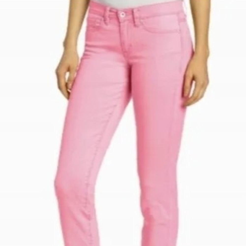 Calvin Klein Women's Vibrant Pink Skinny Crop Jeans Sz 30/10 *S - Picture 6 of 6